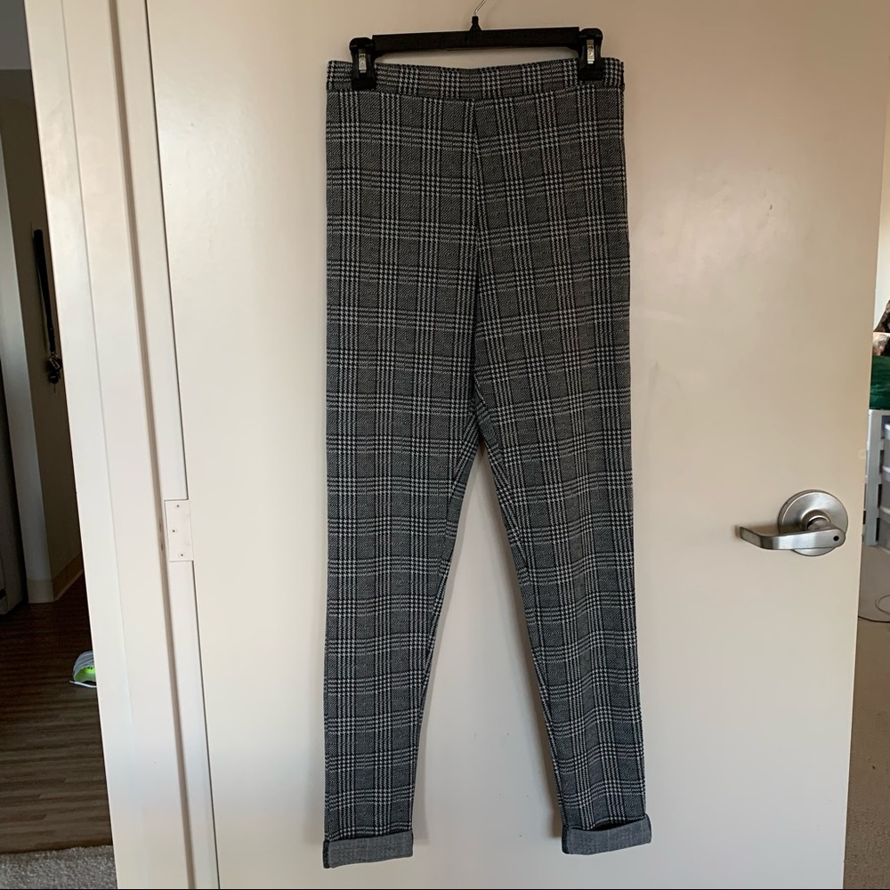 Houndstooth High Rise Pants - Picture 2 of 8